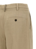Brunello Cucinelli Beige Viscose Bermuda Shorts