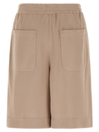 Brunello Cucinelli Brown Cotton Bermuda Shorts