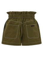 Marni Bicolor Cotton Bermuda Shorts