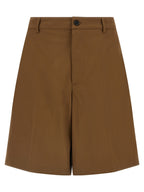 Department 5 Brown Cotton Bermuda Shorts