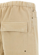 Entire Studios Beige Cotton Bermuda Shorts