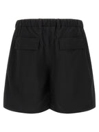 LAMINAR Black Polyamide Bermuda Shorts