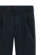 PT Torino Blue Cotton Bermuda Shorts