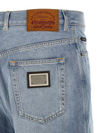 Dolce & Gabbana Blue Cotton Bermuda Shorts