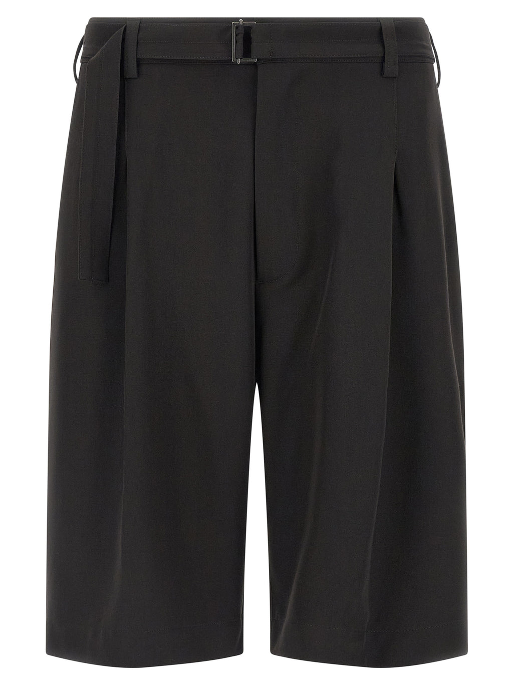 CELLAR DOOR Black Polyester Bermuda Shorts