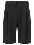 CELLAR DOOR Black Polyester Bermuda Shorts