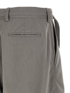 CELLAR DOOR Gray Polyester Bermuda Shorts