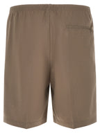 CELLAR DOOR Brown Polyester Bermuda Shorts