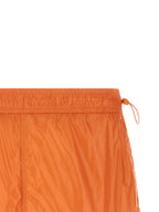 LAMINAR Orange Polyamide Bermuda Shorts