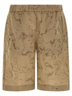 LAMINAR Beige Polyamide Bermuda Shorts