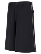Comme Des Garçons Blue Polyester Bermuda Shorts