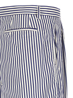 Comme Des Garçons Blue Cotton Bermuda Shorts