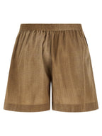 Ermanno Scervino Beige Polyester Bermuda Shorts
