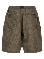 Comme Des Garçons Bicolor Linen Bermuda Shorts