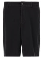 Hugo Boss Black Cotton Bermuda Shorts