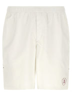 Brunello Cucinelli White Polyester Bermuda Shorts