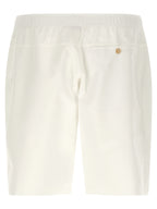 Brunello Cucinelli White Polyester Bermuda Shorts