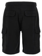 Brunello Cucinelli Black Cotton Bermuda Shorts