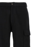 Brunello Cucinelli Black Cotton Bermuda Shorts