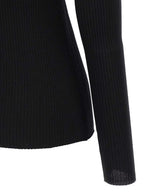 Theory Black Merino Wool Cardigan