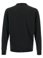 JOHN SMEDLEY Black Merino Wool Cardigan