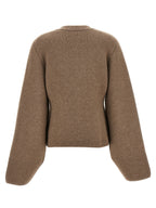 Khaite Brown Cashmere Cardigan