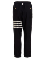 Thom Browne Blue Wool Athletic Pants