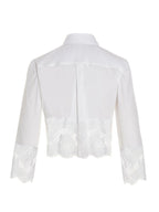 Dolce & Gabbana White Cotton Blouse