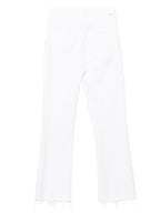 Weiße Jeans ausgestellt aus Baumwolle