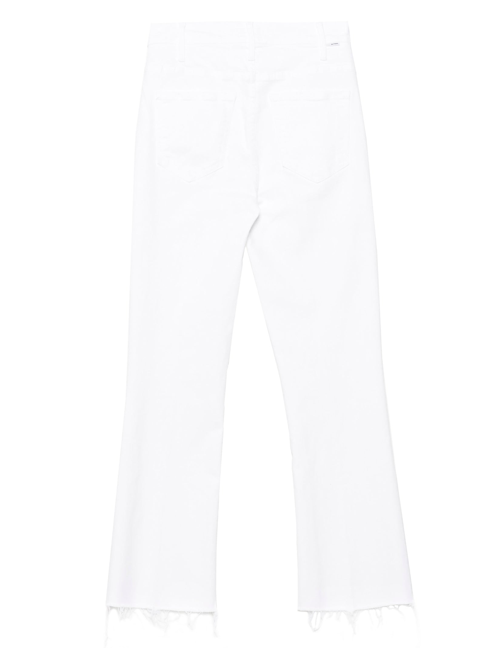 Weiße Jeans ausgestellt aus Baumwolle