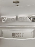 Diesel White Cowhide Handbag