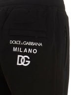 Dolce & Gabbana Black Cotton Joggers (Workout Pants)