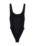 Hunza G Black Polyamide One-Piece Swimsuit