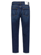 Department 5 Blue Cotton Straight-Leg Jeans