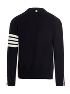 Thom Browne Blue Merino Wool Cardigan