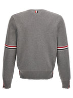 Thom Browne Gray Cotton Cardigan