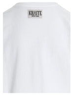 Khaite White Cotton T-Shirt