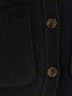 Khaite Black Cashmere Cardigan