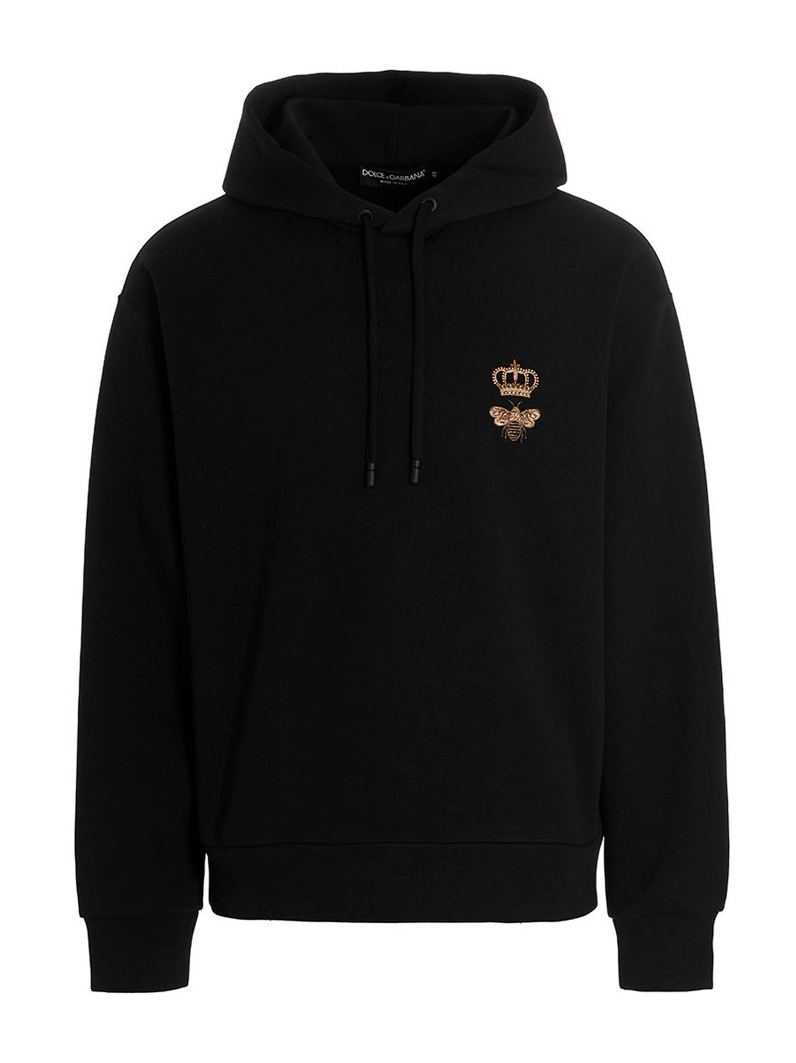 Schwarzes Baumwollsweatshirt