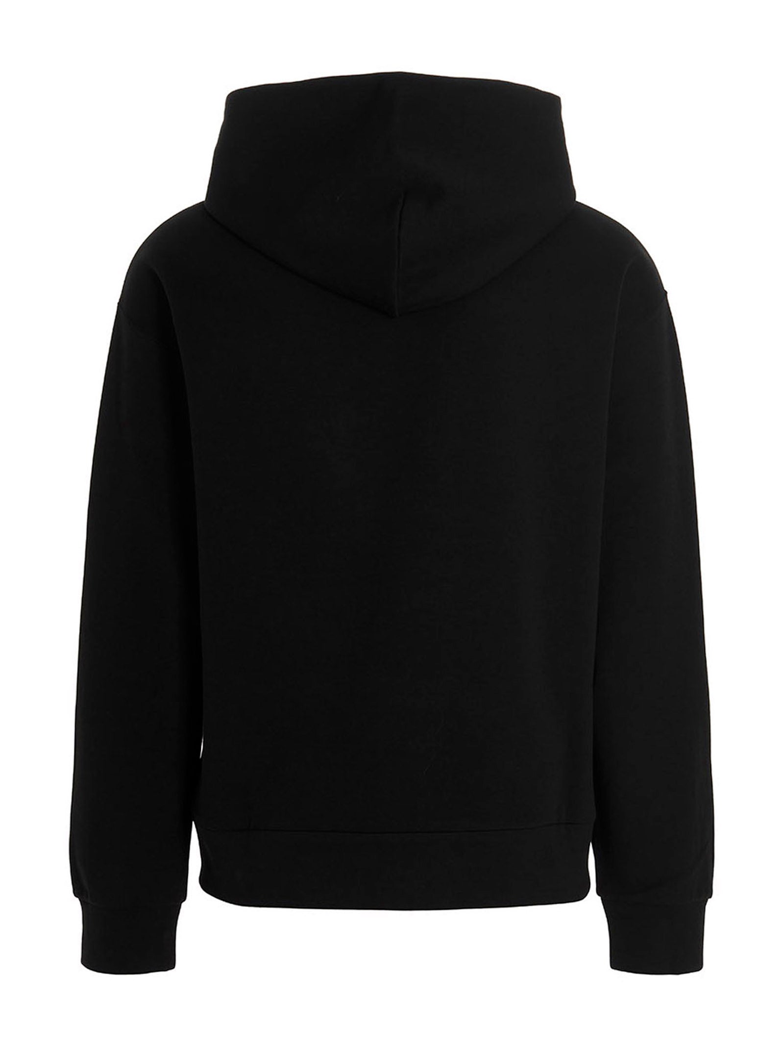 Schwarzes Baumwollsweatshirt