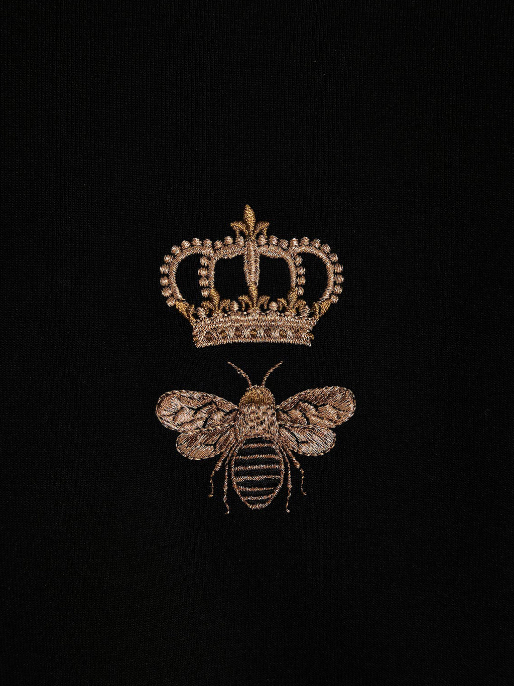 Schwarzes Baumwollsweatshirt