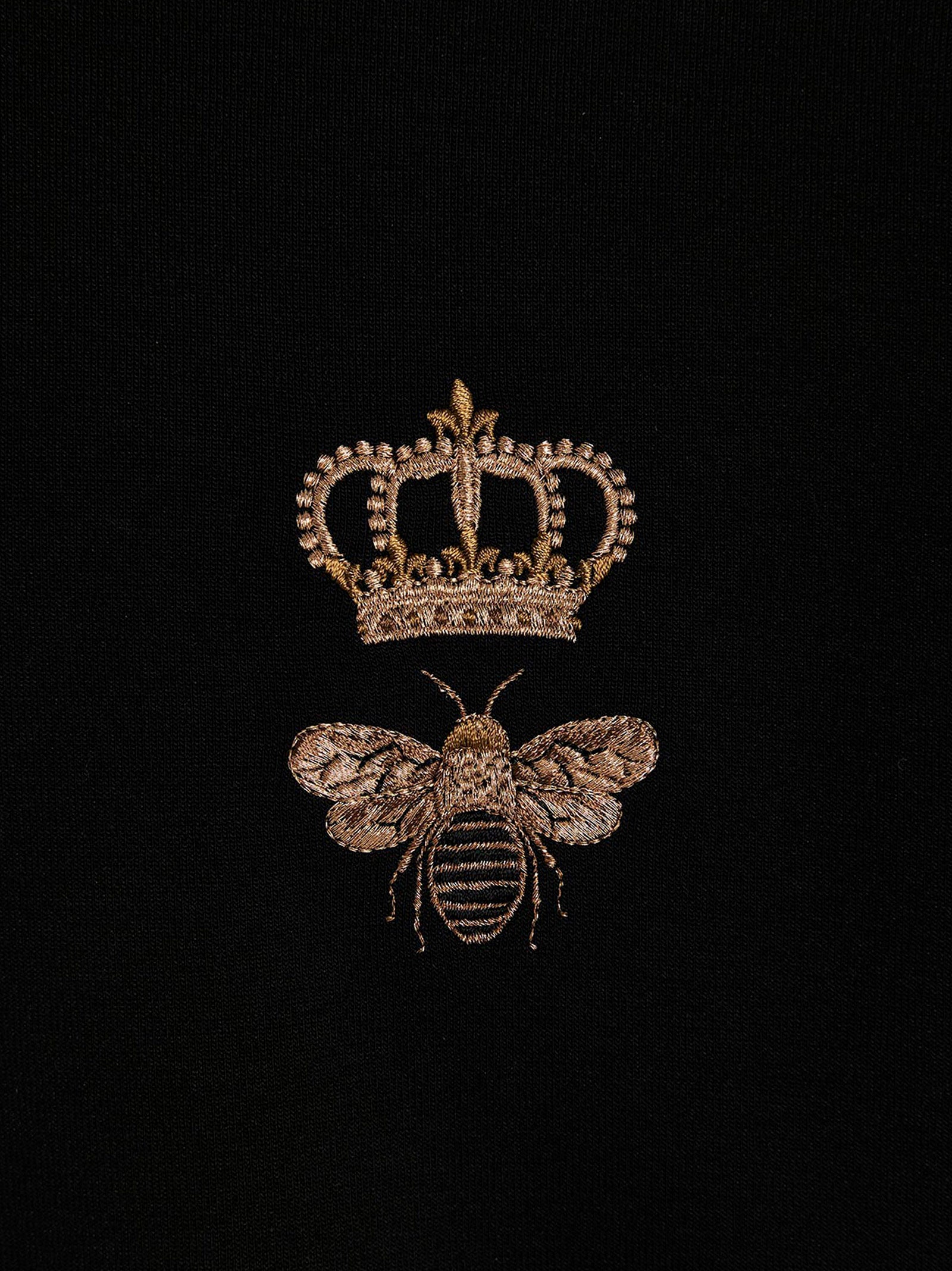 Schwarzes Baumwollsweatshirt