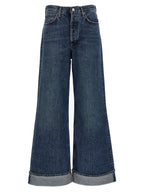 Agolde Blue Cotton Jeans Denim