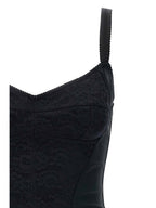 Dolce & Gabbana Black Polyester Short Dress