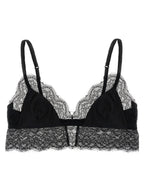 Dolce & Gabbana Black Silk Bra