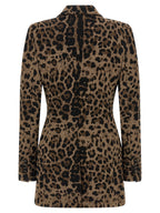 Dolce & Gabbana Brown Viscose Blazer