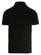 Dolce & Gabbana Black Cotton Polo Shirt