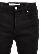Department 5 Black Cotton Skinny Jeans