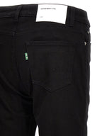 Department 5 Black Cotton Skinny Jeans