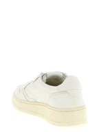 Autry White Goatskin Low Top Sneakers